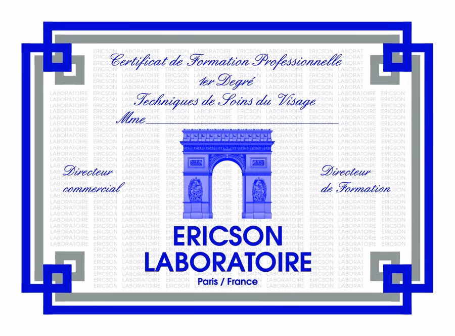 Ericson Laboratoire sertifikat o profesionalnoj edukaciji